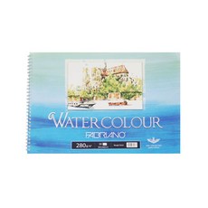 파브리아노 워터칼라 스케치북 WAS02 8절 280g 385x260mm 20매 스프링, 1개