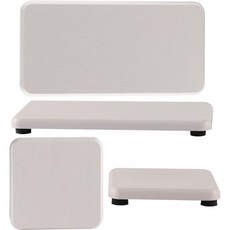 흡수성 규조토 컵받침 4개 세트 주방 비누 받침대 욕실 트레이 손비누 식물 세면도구 등을 올려놓기에 좋은 현대적인 가정용품입니다., Set of 4 White