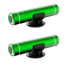 HHXS 자동차 안전 해머 비상 탈출 도구 1초 윈도우 브레이커 안전벨트 커터 유리 생명을 구하는 아티팩트-(빨간색), 2*Green