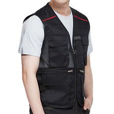 여름용 망사조끼 단품 통기성 경량 작업조끼 등산 낚시 조끼 남성 아웃도어 베스트