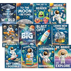 Teacher Created Resources Outer Space Crew 교육용 포스터 팩 (TCR9338), Teacher Created Resources Oute