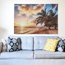 패브릭 벽장식 거실 카페 인테리어 포스터 비치 Mbuy9+7VrG