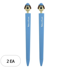 핑크풋 3000 월레스와 그로밋 삼각샤프 블루, 0.5mm, 2개