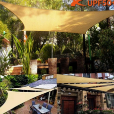 야외공간 자외선차단 패브릭 차양막 2X2 그늘막 천막, 2X2베이지, 2X2베이지, 1개