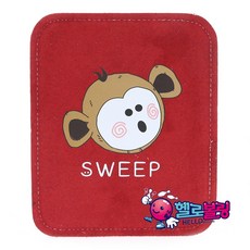 스윕 캐릭터 가죽 볼타올 [38가지 타입] / 그립력+기름제거 베스트상품 / 색상 랜덤 발송, [선택 09] 몽끼볼 캐릭터 볼타올, 1개