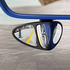 주차보조 사각지대 차량용 백미러 보조거울, 보조미러-블랙-운전석(낱개), 1개