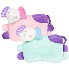 슈가팝스 코끼리 짱구베개 / 유아베개/ 아기베개, 1개