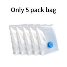 1-10PCS 의류 보관용 진공 가방 및 펌프 커버 대형 플라스틱 압축 빈 여행 액세서리 용기, 02 30x50cm, 04 only 5 pack bags, 1개