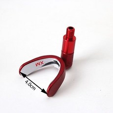 【釣友俱樂部】夜釣支架頭 電子發光 支架頭 羊角頭 前叉頭 架竿頭 砲臺支架 電子夜光 支架頭 配件 垂釣用品 漁具好物, 金屬款紅色大