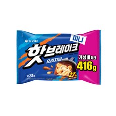 오리온 핫브레이크 미니 오리지널 대용량, 416g, 1개