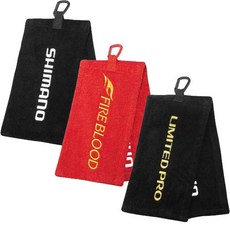 (윤성조구) AC-060P 피싱 타올 카라비너 부착 수건 (형제피싱), 시마노 (451927)