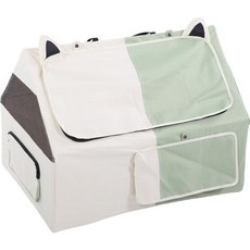 드리파이 고양이 텐트 케이지 편안한 옥스포드 천 휴대용 밀폐형 임신한 고양이용 넓은 디자인 새끼 돌봄 안전 휴식 공간