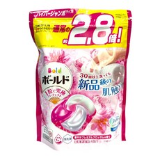 P&G 日本原裝4D洗衣膠囊, 粉色-牡丹花香(31顆), 1個