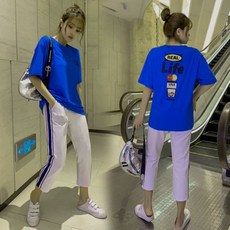 5CENT 運動休閒套裝 短袖七分褲兩件組