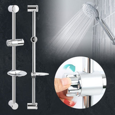 샤워 레일 소형 슬라이드바 샤워헤드 홀더 욕실 거치대 샤워기 부속품 벽부착 브라켓, 단일옵션