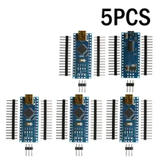 1-10PCS Nano V3.0 ATmega328PPB CH340 USB 모듈 DIY 전자 프로젝트용 부트로더가 포함된 미니 Arduino 호, 05 Mini 5PCS