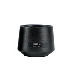 YHUAN 曠野之光香薰蠟燭杯, 曠野黑色蠟燭杯 不含蠟燭空杯1個, 如圖