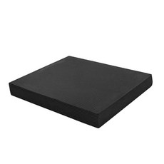 YSSHOP 밸런스 패드 폼 밸런스 보드 휴대용 두꺼운 미끄럼 방지 운동 매트 부드러운 TPE 요가 매트 필라테스 피트니스 홈, 티피이(TPE), 검은색