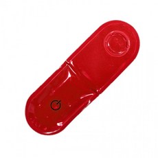 자전거 사이클 LED 마그네틱 반사 안전 클립 DD-11330, 1개, 레드