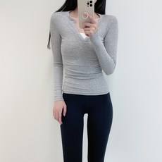 카라 긴팔 필라테스복 요가복 골프웨어 테니스복 상의 커버업동복