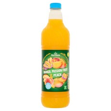 영국 모리슨 Morrisons Mango Peach & Passionfruit Squash 망고 복숭아 & 패션프루트 과일 주스, 8개, 1L