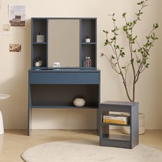 파로마 네오 클린디 거울 수납 화장대 3color, 800 화장대 세트, 네이비
