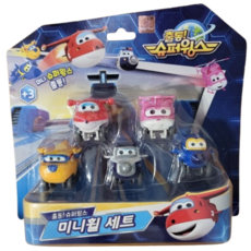 출동슈퍼윙스 아동용 미니휠 5종 세트, 혼합색상, 1개