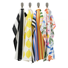 이케아 린니그 행주 멀티컬러 패턴 45x60 cm 주방용 고리 패브릭행주, 4개, 4개