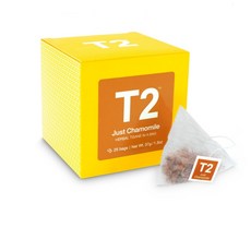 호주 T2 저스트 카모마일 25티백 Just Chamomile Teabag Gift Cube, 37g, 25개입, 1개