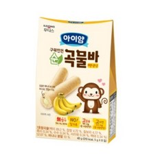 일동후디스 아이얌 구워만든 미니 순곡물바, 바나나맛, 40g, 13개