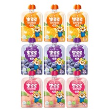 뽀로로 워터젤리 음료수 120ml 오렌지맛+포도맛+복숭아맛
