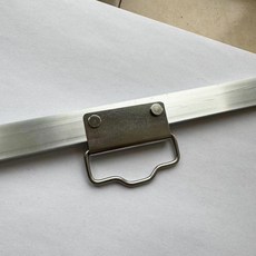 롤스크린 쇼케이스 손잡이 부속품 쿨러 커튼 액세서리, 1개, 알루미늄 합금 풀림봉 스테인리스 손잡이