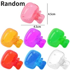 벽걸이 칫솔홀더 커버 20 방진 칫솔 1PCS 여행 헤드 클립 플라스틱 휴대용 캠핑 액세서리 보호기, 02 1PC, Random Color