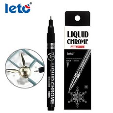 LETO 레토 고광택 크롬마커 미세팁 0.8mm LT-1113, 0.8mm 샴페인골드(香槟金), 1개