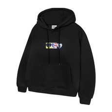 GAINSBORO GB성조기 로고 후드티_블랙