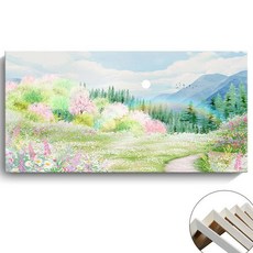 거실 인테리어 소품 풍경 캔버스 예쁜 그림 액자 80*40cm, B타입