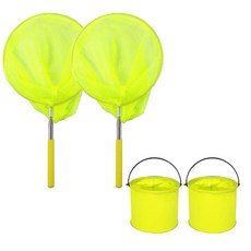 디심플 계곡 물고기잡기 물고기 뜰채, 뜰채 2개+채집통 2개, 뜰채 2개+채집통 2개