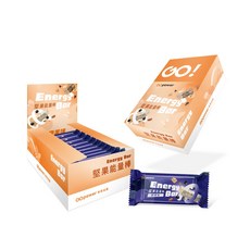 GOpower 果果能量 堅果能量棒【野櫻莓】10入盒裝 高蛋白 蛋白質 碳水補充 健身補給, 1盒, 350g