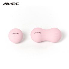 아벡 프리미엄 마사지 지압볼 세트 트리거포인트 근막 필라테스 마사지볼, 사쿠라 미스트, 1세트