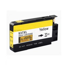 益繪 HP 937XL 墨水匣 適用於 HP 9120 9125 9128 9130 9720 9730, 1個, 937e 黃色