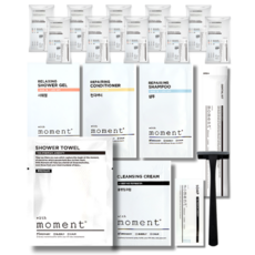 루이나 여행 사우나 일회용 세면 도구 9종 1세트, 10세트