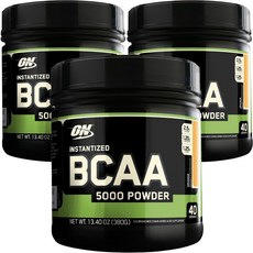 OPTIMUM NUTRITION BCAA支鏈氨基酸粉 5000 橘子味, 380g, 3個