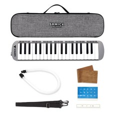 삼익악기 멜로디언 + 패브릭 하드케이스 세트 MSM-37G, 1COLOR PURE GRAY COLOUR, 1세트