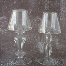 유리 촛대 실내인테리어소품, B(731-4)