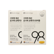 키즈오메가3 츄어블 980, 2개, 30정