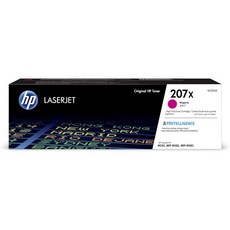 HP 207X W2213X 마젠타 원본 고용량 토너 컬러 레이저젯 프로 M283 M282 M255용, HP 207X W2213X 마젠타 원본 고용량 토너 컬