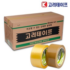 박스테이프 고려테이프 포장테이프 경포장, 80m x 20개 투명