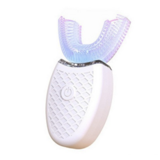 Kuchae 실리콘 전동칫솔 치아미백기, 1개, 화이트, AY-68102