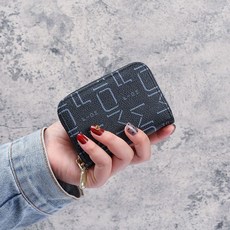 新款卡包女簡約拉鍊學生韓版卡夾多卡位防磁防盜刷大容量一體卡套