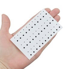 매력점 연출 도구 인공 점 판박이 9.7cm 66P 반영구 스타일 워터 데칼, 1세트
